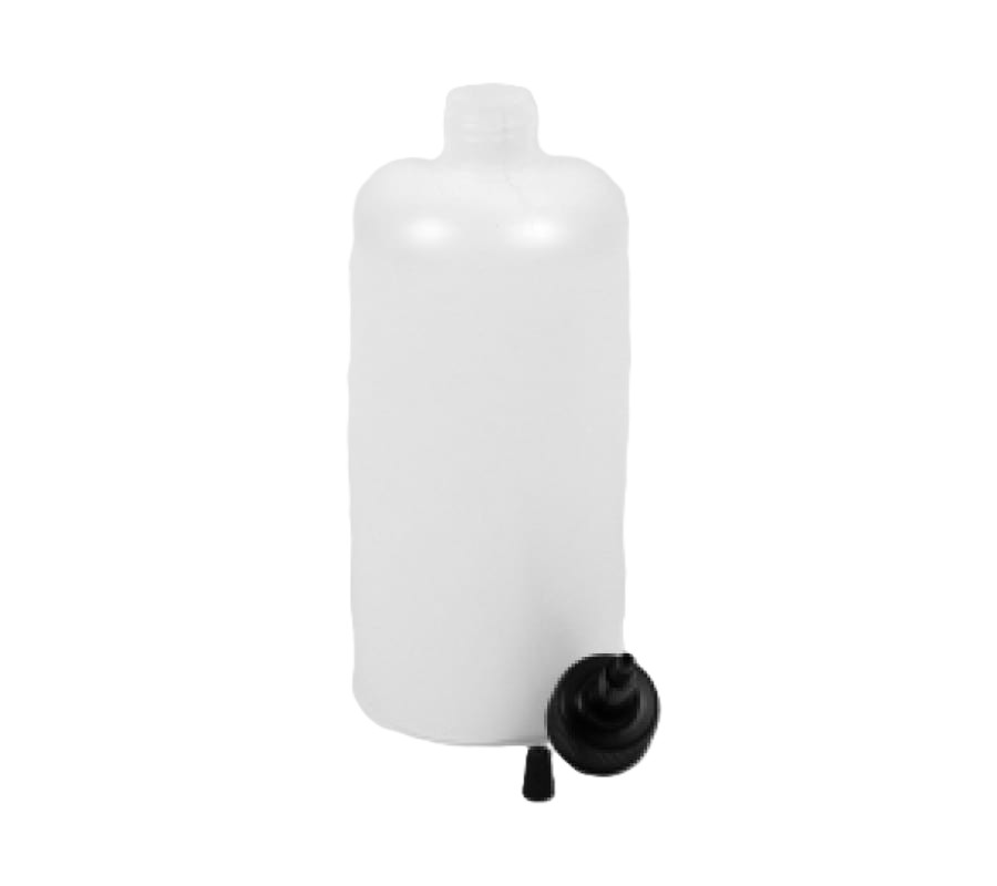 Flasche-HDPE transluzent weiss